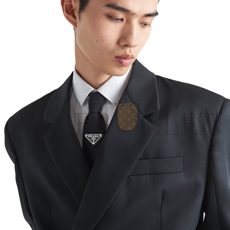 PRADA RE-NYLON GABARDINE TIE UCR77